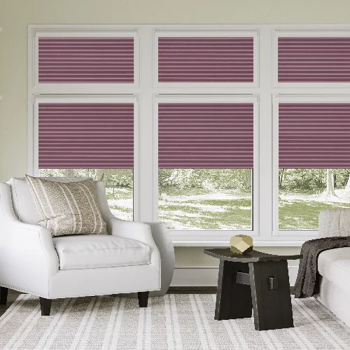 Jacqui Plum Perfect Fit Pleated Blind | Blinds.Online