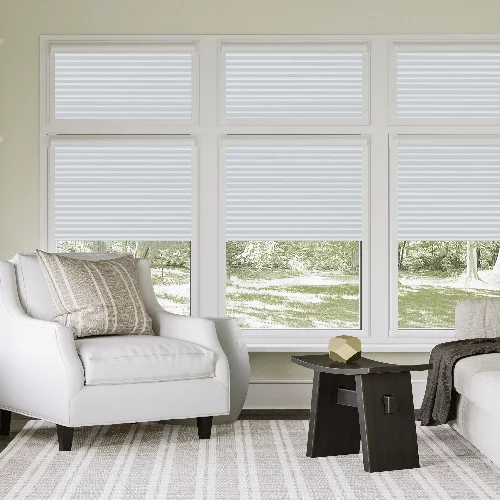 Josephina Frosted Grey Perfect Fit Pleated Blind | Blinds.Online