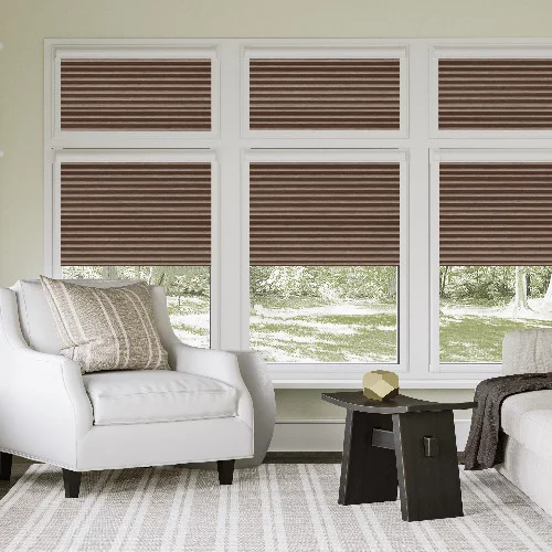 Martina Brown Perfect Fit Pleated Blind | Blinds.Online