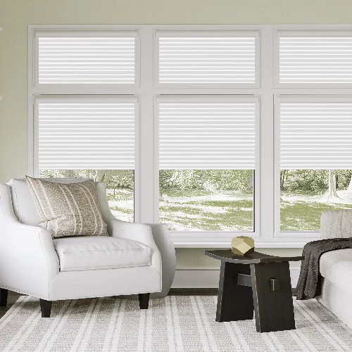 Mina Polar White Perfect Fit Pleated Blind | Blinds.Online