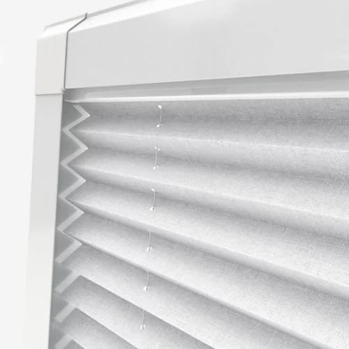 Nell White Perfect Fit Pleated Blind | Blinds.Online