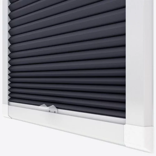 Primordial Blackout Anthracite Perfect Fit Pleated Blind | Blinds.Online