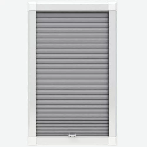 Primordial Blackout Dove Grey Perfect Fit Pleated Blind | Blinds.Online