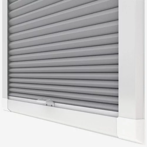 Primordial Blackout Dove Grey Perfect Fit Pleated Blind | Blinds.Online