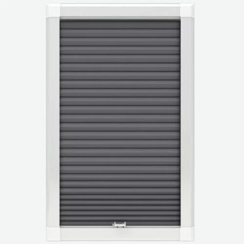 Primordial Blackout Grey Perfect Fit Pleated Blind | Blinds.Online