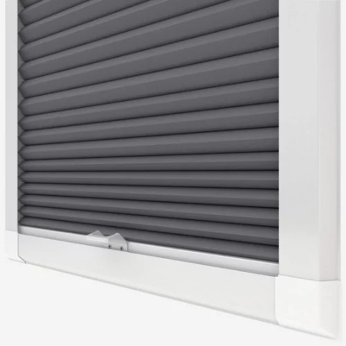 Primordial Blackout Grey Perfect Fit Pleated Blind | Blinds.Online