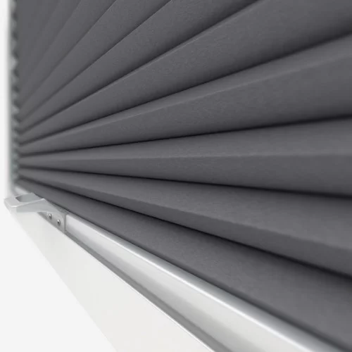 Primordial Blackout Grey Perfect Fit Pleated Blind | Blinds.Online