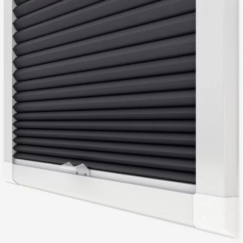 Primordial Blackout Jet Perfect Fit Pleated Blind | Blinds.Online