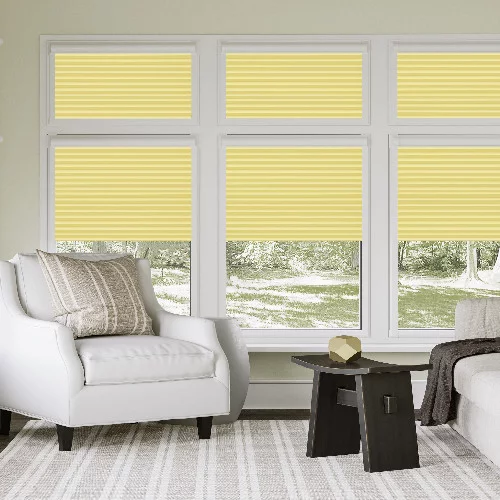 Watergate Yellow Perfect Fit Pleated Blind | Blinds.Online