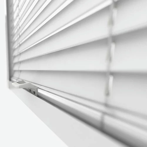 Cia SS Bright White Perfect Fit Real Wood Venetian Blind | Blinds.Online