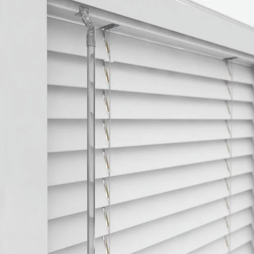 Pure Wood Bright White Perfect Fit Real Wood Venetian Blind | Blinds.Online