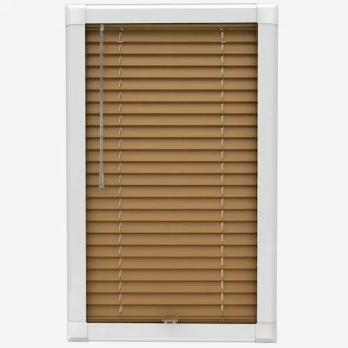 Pure Wood Warm Oak Perfect Fit Real Wood Venetian Blind | Blinds.Online