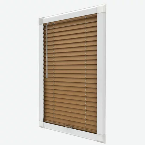 Pure Wood Warm Oak Perfect Fit Real Wood Venetian Blind | Blinds.Online