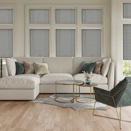 Pure Wood Whitby Grey Perfect Fit Real Wood Venetian Blind | Blinds.Online