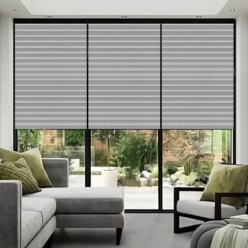 Agustus Dove Grey Pleated Blind | Blinds.Online