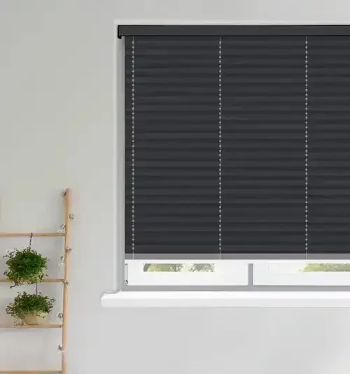 Aliza Breton Blue Pleated Blind | Blinds.Online