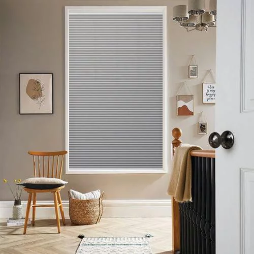 Arbor Dove Grey Pleated Blind | Blinds.Online