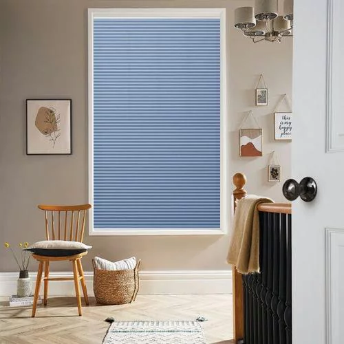 Arbor Sky Blue Pleated Blind | Blinds.Online