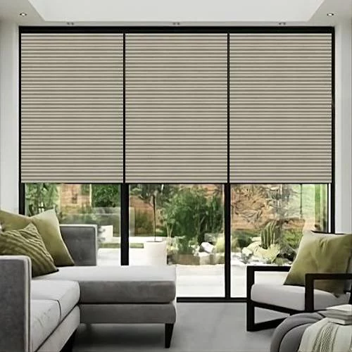 Della Concrete Pleated Blind | Blinds.Online