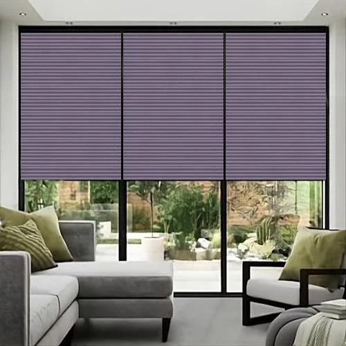 Forsythia Amethyst Pleated Blind | Blinds.Online