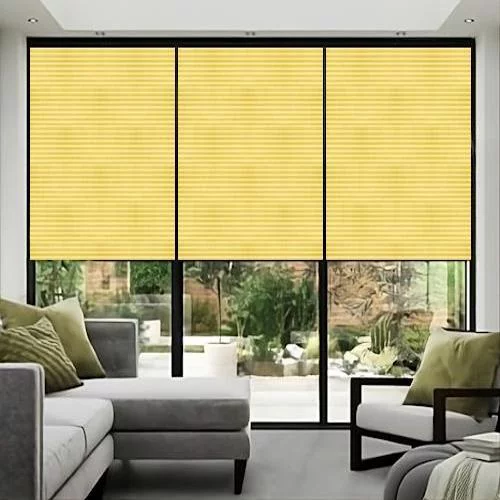 Harley Lemon Pleated Blind | Blinds.Online