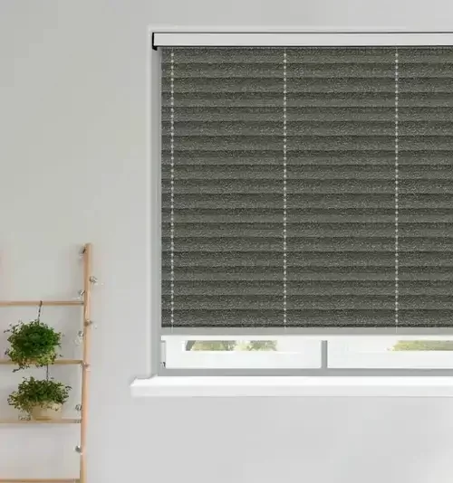 Janine Onyx Pleated Blind | Blinds.Online