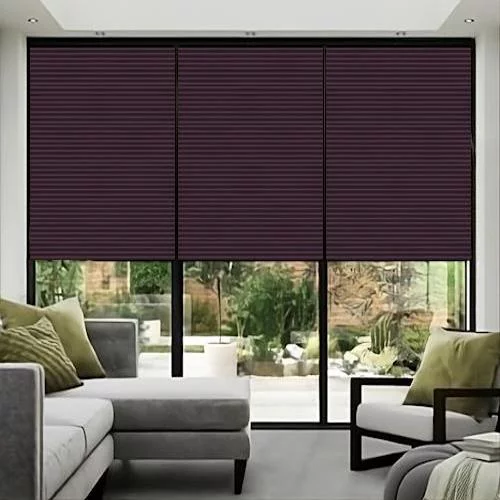 Mina Mulberry Pleated Blind | Blinds.Online