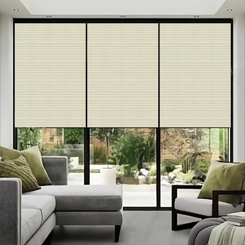 Natasha Canary Pleated Blind | Blinds.Online