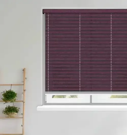 Nell Grape Pleated Blind | Blinds.Online