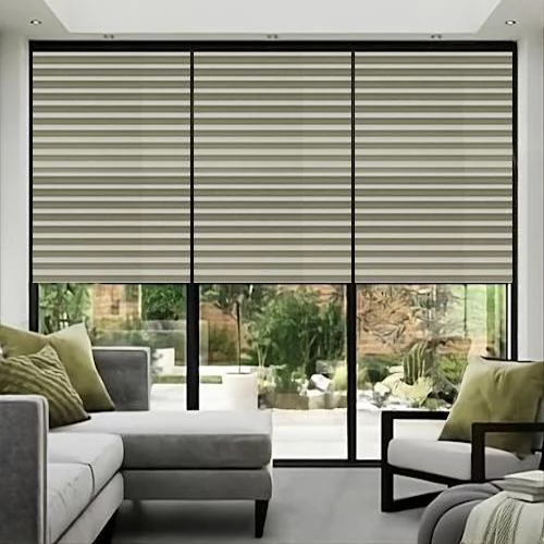 Primodal Blackout Cream Pleated Blind | Blinds.Online