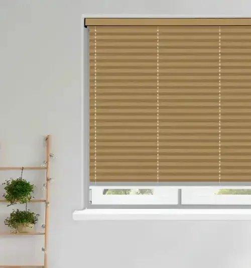 Scotia Champagne Pleated Blind | Blinds.Online