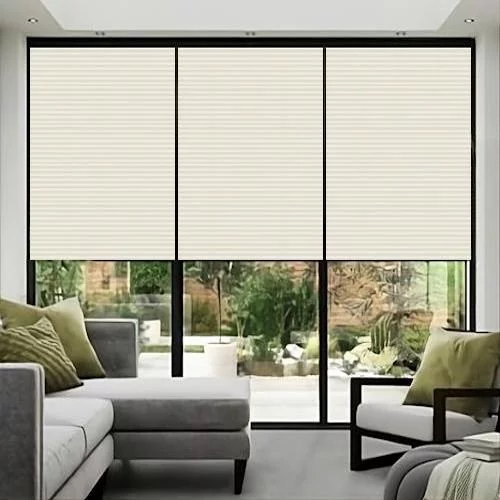 Watergate Almond Pleated Blind | Blinds.Online