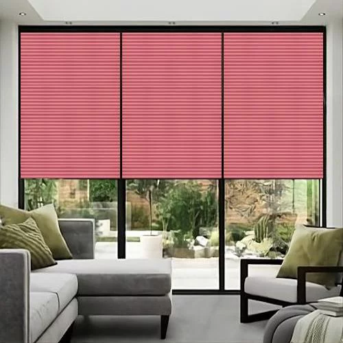 Watergate Red Pleated Blind | Blinds.Online