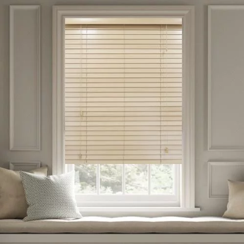 Kinsley LS 50mm Slat Real Wood Blind | Blinds.Online