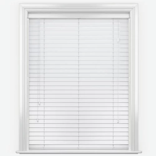 Pure Wood Bright White Real Wood Blind | Blinds.Online