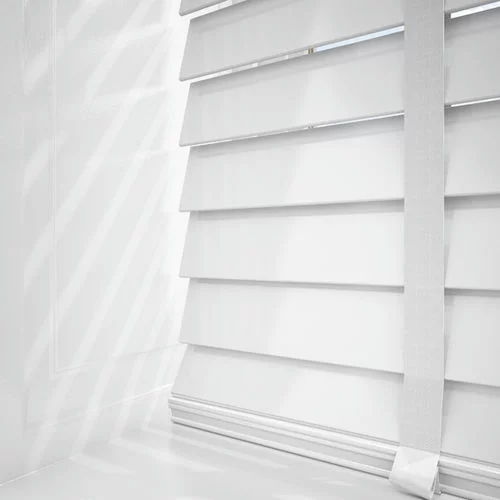 Pure Wood Gloss White with Tapes Real Wood Blind | Blinds.Online