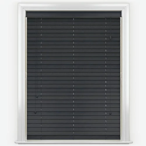 Pure Wood Phantom Grey Real Wood Blind | Blinds.Online