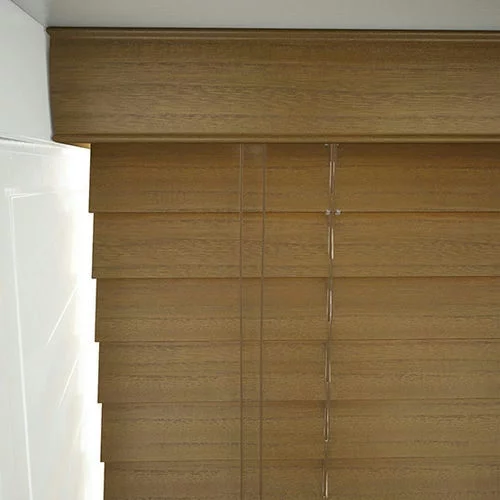 Pure Wood Warm Oak Real Wood Blind | Blinds.Online