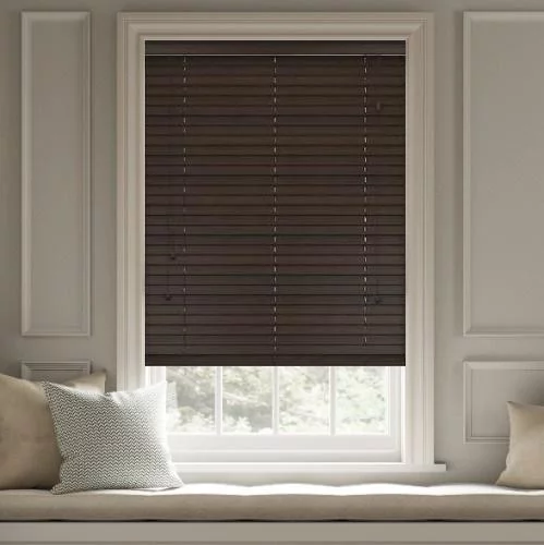 Pure Wood Wenge Real Wood Blind | Blinds.Online