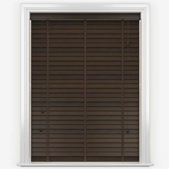 Pure Wood Wenge with Tapes Real Wood Blind | Blinds.Online