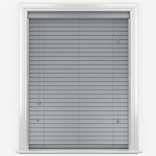 Pure Wood Whitby Grey Real Wood Blind | Blinds.Online