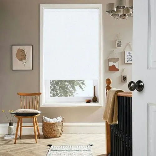 Donna White Roller Blind | Blinds.Online