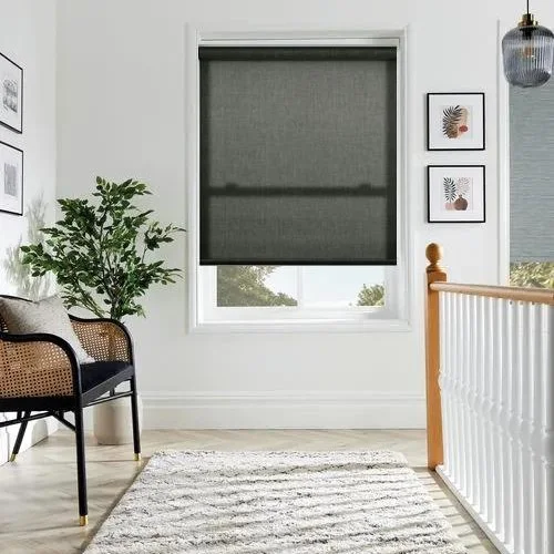 Elowen Slate Grey Roller Blind | Blinds.Online