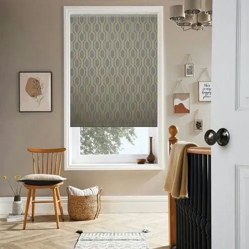 Hudson Blackout Grey Roller Blind | Blinds.Online