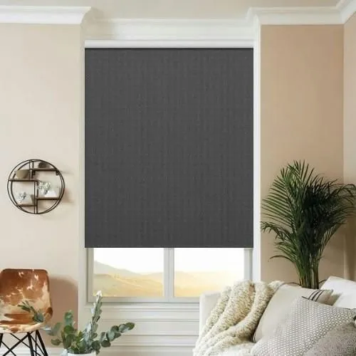 Imelda Graphite Roller Blind | Blinds.Online