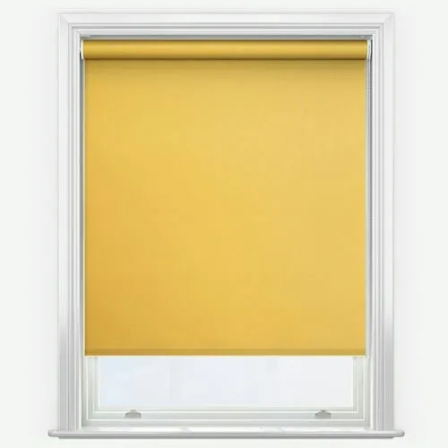 LunaFern Blackout Daffodil Yellow Roller Blind | Blinds.Online