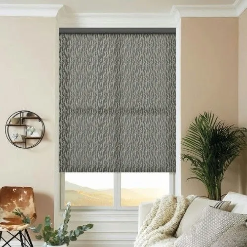 Maeve Charcoal Roller Blind | Blinds.Online