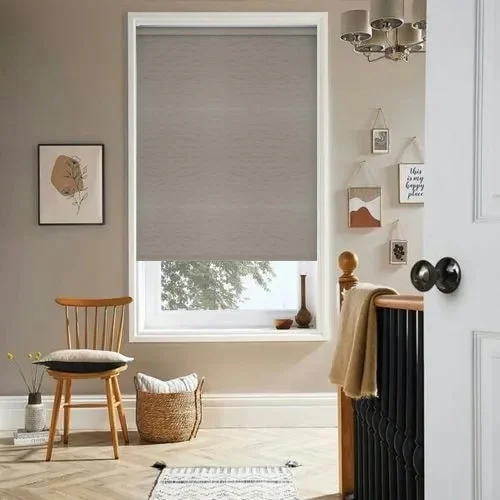 Pauline Graphite Roller Blind | Blinds.Online