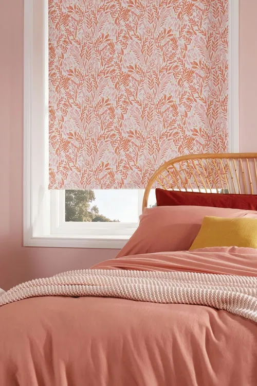 Petal Blackout Terracotta Roller Blind | Blinds.Online