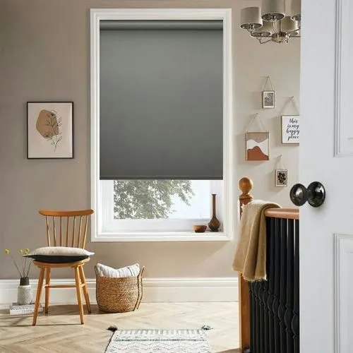 Rhododendron Blackout Flint Roller Blind | Blinds.Online